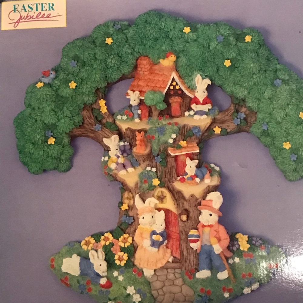 Easter Jubilee Easter Bunny Tree Wall Hanging